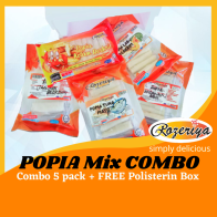 Rozeriya Popia Mix Combo | 8 pcs x 5 pack | MINIMUM ORDER 5 PACK CAN MIX POPIA | FREE Polisterin Box