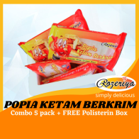 Rozeriya Popia Ketam Berkrim | 8 pcs | 5 PACK CAN MIX POPIA + FREE Polisterin Box