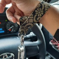 Exclusive SONGKET Keychain Made from Real SONGKET