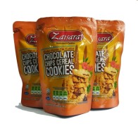 Biskut Bijiran Cip Coklat (Chocolate Chip Cereal Cookies) ~ Zaisara