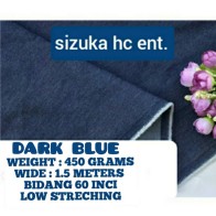 Hot Items! Denim material medium thickness Dark Blue 450grams kain jeans per meter