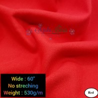 Hot Items! Denim material medium thickness RED 500grams kain jeans per meter