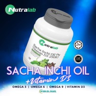 Nutralab Sacha Inchi + Vitamin D3 250IU (softgel) Premium by Kop Halagel