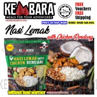Kembara Meal Nasi Lemak with Chicken Rendang (READY-TO-EAT)