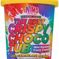 Nims Rainbow Crunch Crispy Choco Tub 