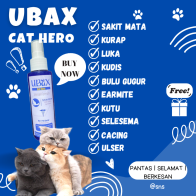 SPRAY UBAX CAT HERO RAWATAN KUCING