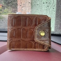 Bifold wallet kulit (lembu)