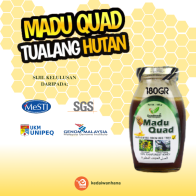 Madu Quad Tualang 180g