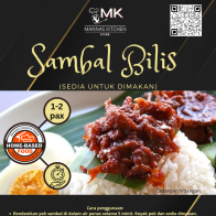 Sambal Bilis MANNAS KITCHEN 75 gram