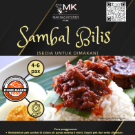 Sambal Bilis MANNAS KITCHEN 250 gram