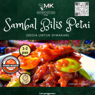 Sambal Bilis Petai MANNAS KITCHEN 75 gram