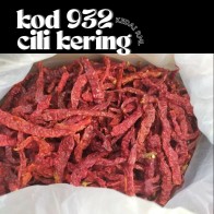 Cili Kering Kod 932 Warna Cantik, Kurang Pedas