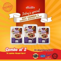 COMBO 3 SAMBAL KERANG KALUT (100G) - READY-TO-EAT