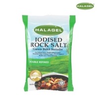 HALAGEL® Garam Bukit Beriodin | Iodised Himalayan Rock Salt | DOUBLE REFINED 400G