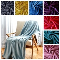 Selimut Gebu Plain size Single Fleece Blanket Microfiber Adult Blanket soft