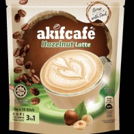 Akifcafe hazelnut latte 10g X 10sachet