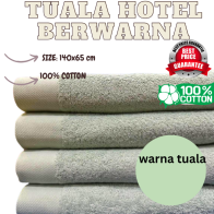 Tuala Hotel Warna Light Moss/Turquoise/Mint Green Cotton 100% Towel