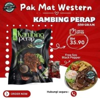 Kambing Perap Pak Mat Western (Citarasa Hotel, Harga Warong) 
