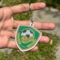 KDA FC Plastic Crest Badge Keychain