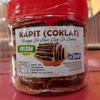 Kuih kapit coklat