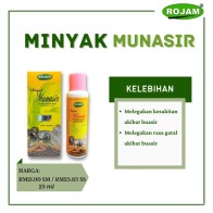 Minyak Kelegaan Buasir Munasir 25ml