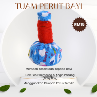 Tungku Tuam Herba Perut Baby Untuk Kembung Perut & Ubat Angin Pasang Bayi | AURA INNER