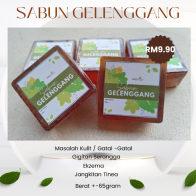 Sabun Daun Gelenggang Original Untuk Panau Kudis Kurap Ruam Ekzema Dan Gatal Kulit | Aura Inner