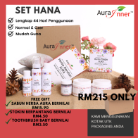 Set Berpantang Ibu Bersalin | Set Hana Lengkap 44 Hari Moden Tradisional | AURA INNER