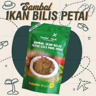 Travel Pack Sambal Ikan Bilis Petai Cili Padi Opah 