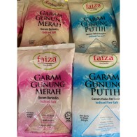 Faiza Garam Gunung Putih Garam Gunung Merah Garam Halus Beriodin/ Garam Bukit Masakan/ Iodised Fine Salt Cooking
