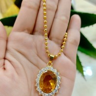 Rantai Leher Emas Suasa 18k