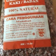 Garam Bukit Rendaman Kaki dan Badan CikBunga 