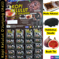 Original D'Junjung Kopi Madu Kelulut Coffee Organic Habbatus Sauda Malaysian Kopi Kelulut Stingless Bee Honey Coffee