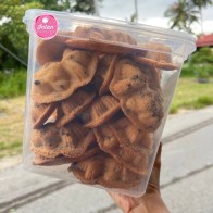 INTAN COOKIES Bahulu Ikan Emas Perisa Asli + Chocolate Rice.