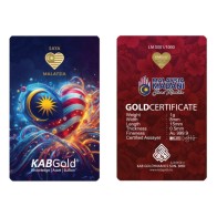 Gold Bar 1g Love Malaysia 2024 | Emas KAB Gold