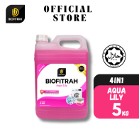 AQUA LILY , Sabun 4 in 1 (Pencuci + Pelembut) 5KG , BIOFITRAH