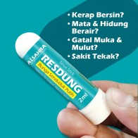 TERBARU! RESDUNG STICK - PENAWAR RESDUNG - Gabungan bunga senduduk putih & kulit kayu manis. Mengurangkan rasa gatal muka, hidung dan telinga, bertindak meredakan bersin berbau, secara alami. Rasa Gatal Hilang,