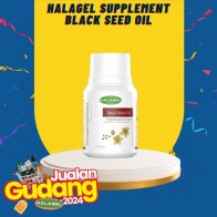 HALAGEL® HEALTHCARE | Black Seed Oil Softgel | Kapsul Lembut Minyak Habbatussauda | 60 BIJI