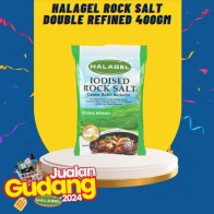 HALAGEL® Garam Bukit Beriodin | Iodised Himalayan Rock Salt | DOUBLE REFINED 400G