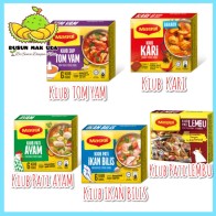 Maggi Kiub Pati Ayam, Ikan Bilis, Daging, Tomyam, Kari 60gm 