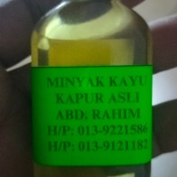 Minyak Kayu Kapur Asli