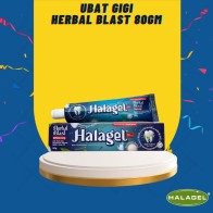 Halagel Herbal Blast 80g (Whitening) - Non-Fluoridated Toothpaste