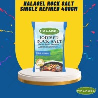 HALAGEL® Garam Bukit Beriodin | Iodised Himalayan Rock Salt | SINGLE REFINED 400G