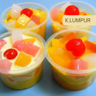 [INFAK] BERBUKA/MOREH KASTARD BERKUAH (1 KOTAK 30 UNIT)