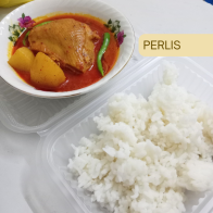 [INFAK] BERBUKA SET NASI PUTIH & KARI AYAM KENTANG (10 PEK)