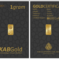 Gold Bar 1g Edisi Klasik | Emas KAB Gold