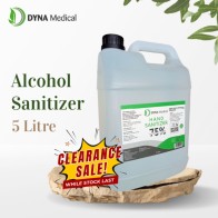 Multi-Purpose Sanitizer 75% Alcohol [5 LITRE ] Disinfectant Antibacterial Liquid Sanitizer [Max 2 Per Order]