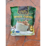 Cap Dua Daun White Coffee 3in1 Premix Robusta White Coffee Powder 15 Sachets X30G Extra Rich Halal Made in Malaysia 