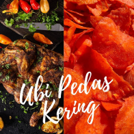 Kerepek Ubi Pedas Kering 500g