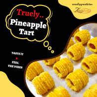 [ZARICH FOODS] TRADISIONAL TART NENAS GULUNG MINI PACK FRESHLY BAKED HOMEMADE HANDMADE